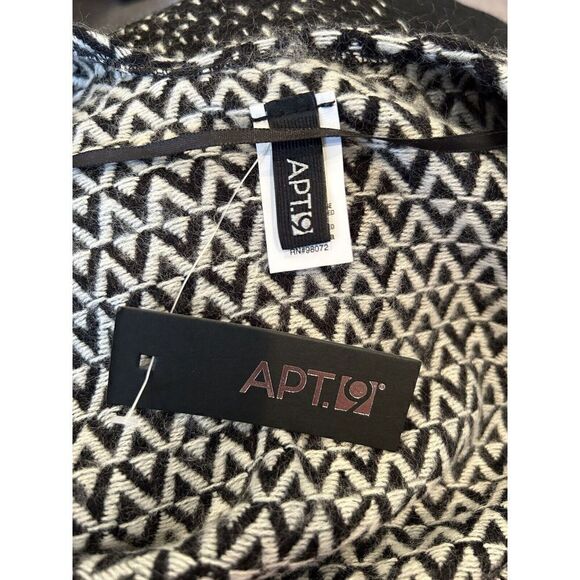 Apt 9 Women Shawl Wrap White & Black One Size NWT - Picture 4 of 6